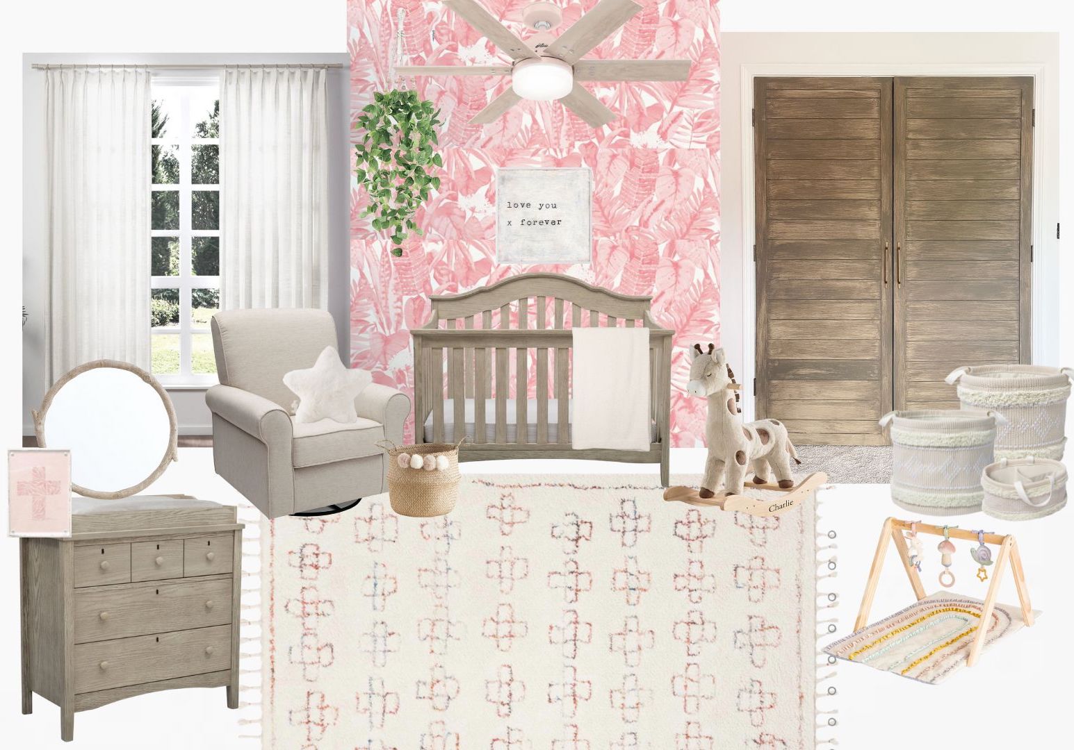 Girl Nursery Mood Board - Liz Pacini